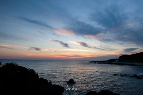 中間のサンセット